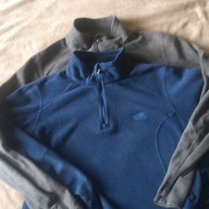 The North Face; pullover. Together for one price:)